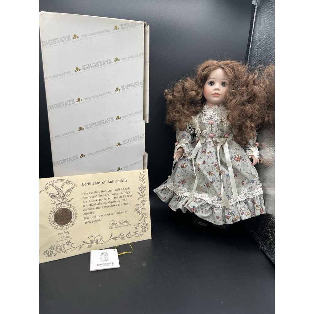 🎀Kingstate The Dollcrafter "Brightly" Porcelain Doll–Limited Edition